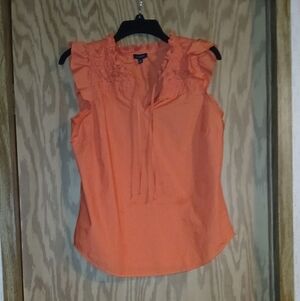 Talbots Vibrant Orange Top